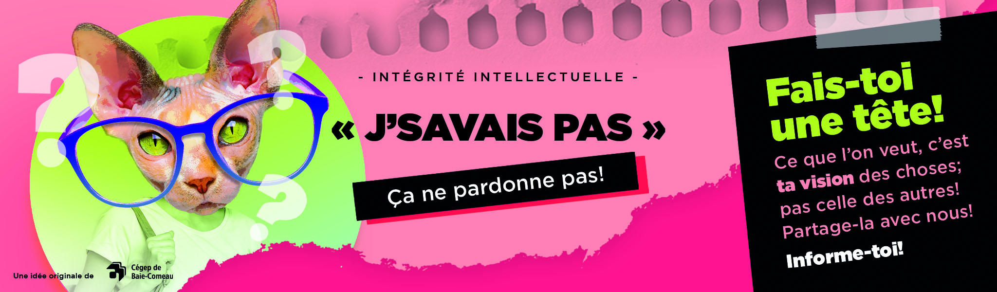 J'savais pas