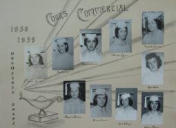 Cours commercial - Ursulines Gaspe 1958-1959