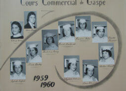 Cours commercial - Ursulines Gaspe 1959-1960