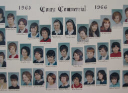 Cours commercial - Ursulines Gaspe 1965-1966