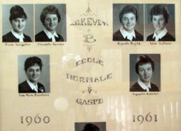 Ecole normale de Gaspe 1960-1961