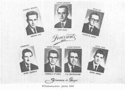 Seminaire de Gaspe Finissants 1956