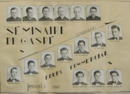 Séminaire de Gaspé cours commercial 1947