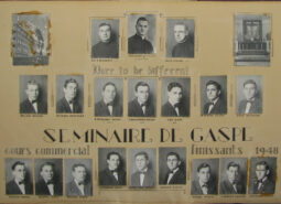 Séminaire de Gaspé cours commercial 1948